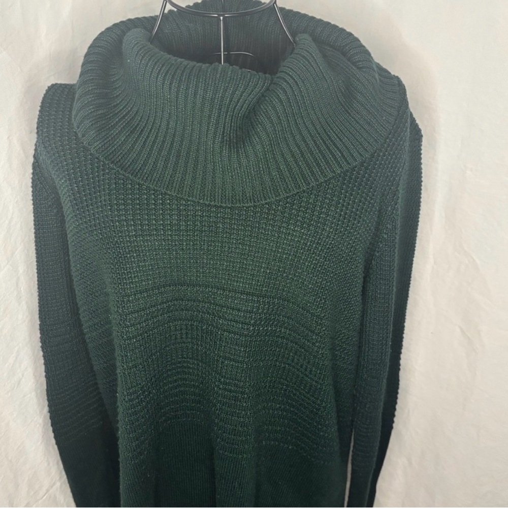 Calvin Klein - Dark Green Cowl Neck Sweater